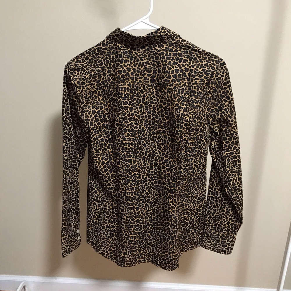 J crew cheetah button up - Picture 2 of 6